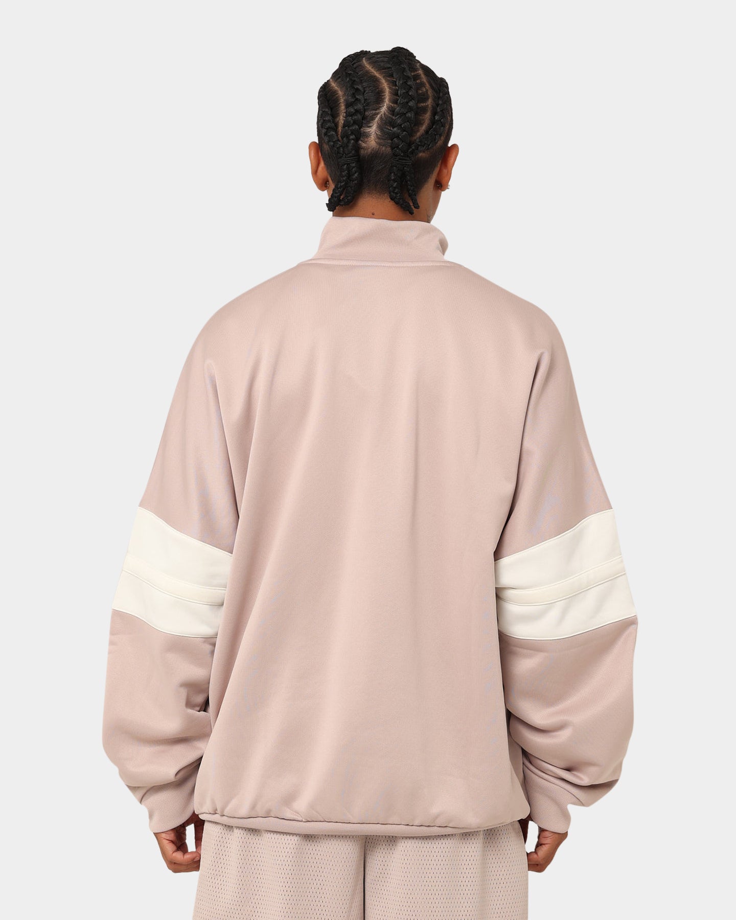 Adidas Wonder Taupe/Off White Basketball Warm Up Jacket - Lightweight Performance Jacket for Men - Perfect for Training, Games & Outdoor Activities