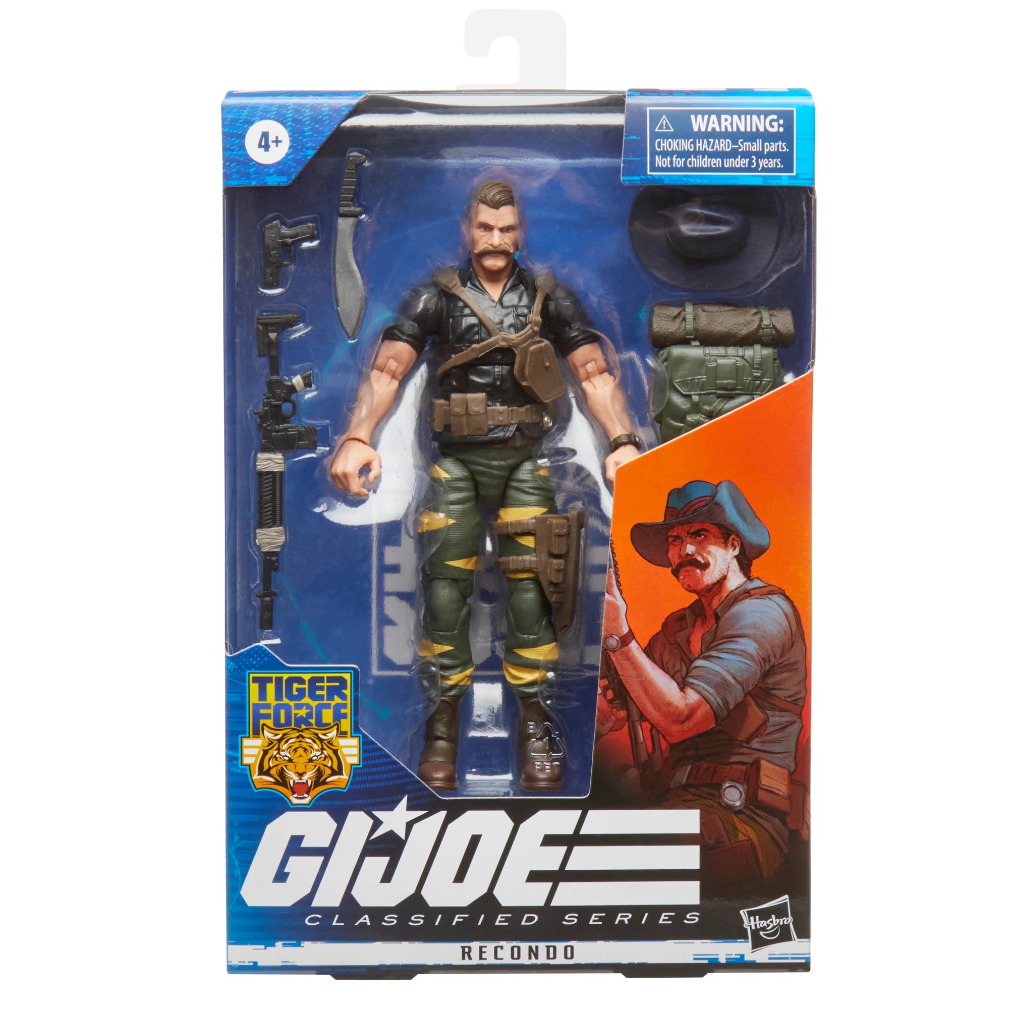 G.I. Joe Classified Series Tiger Force Recondo Action Figure - Collectible Military Toy for Display & Play | Perfect for Fans, Collectors & Kids Battles
