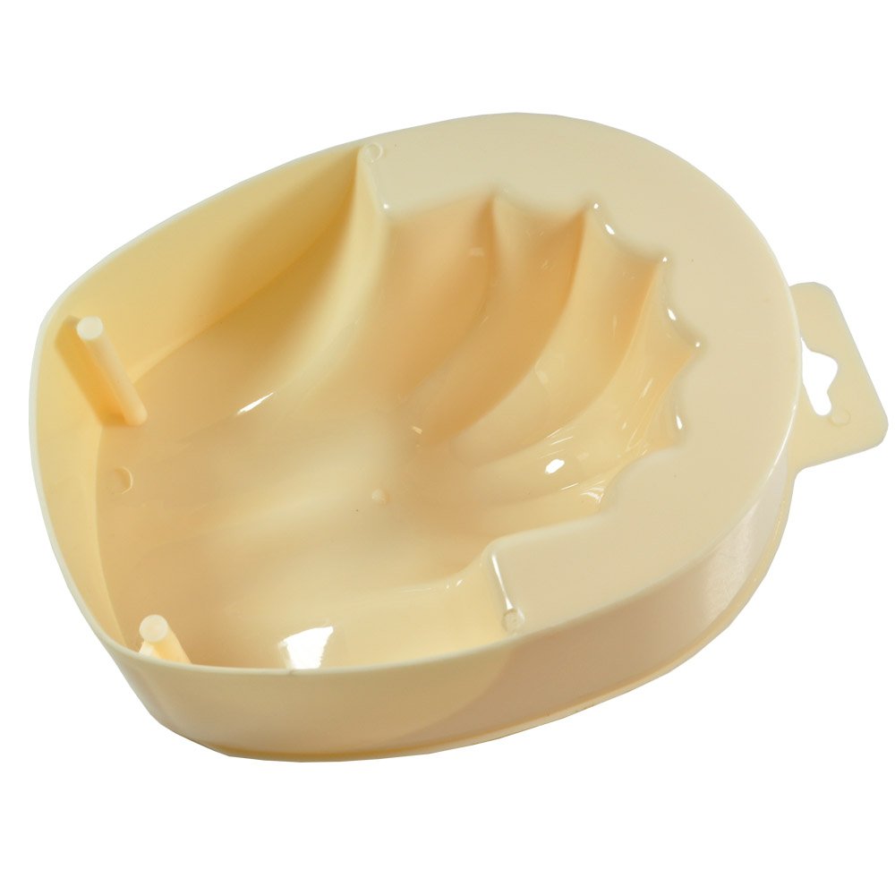 Professional Deep Manicure Bowl - Ivory White for Nail Salons & Home Spa | Perfect for Acrylic Nails, Gel Polish & Pedicures
