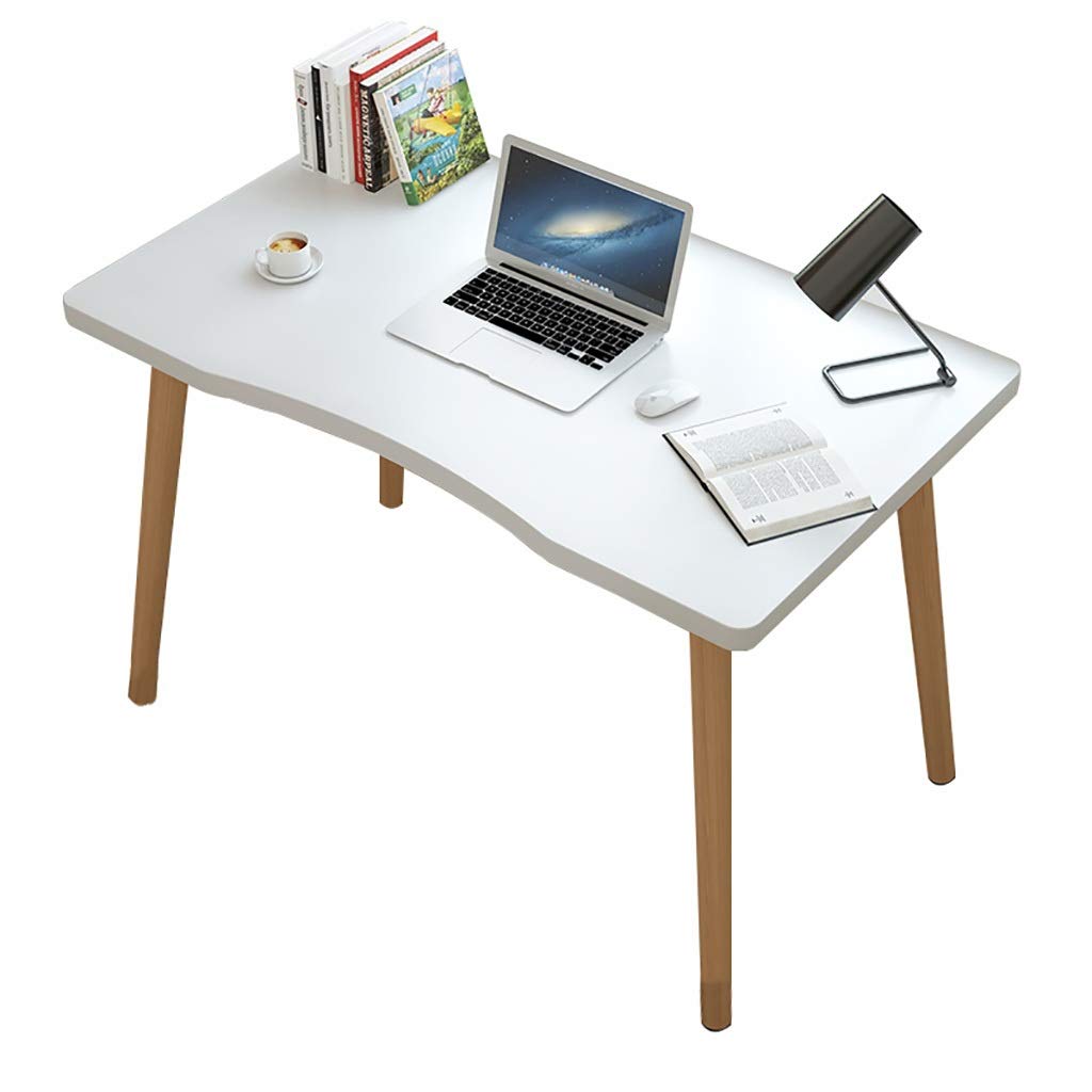 Scandinavian Style White Computer Desk - 100X60X73CM Home Office Desk, Kids Study Table, Bedroom Dresser | Perfect for Small Spaces, Remote Work & Online Learning