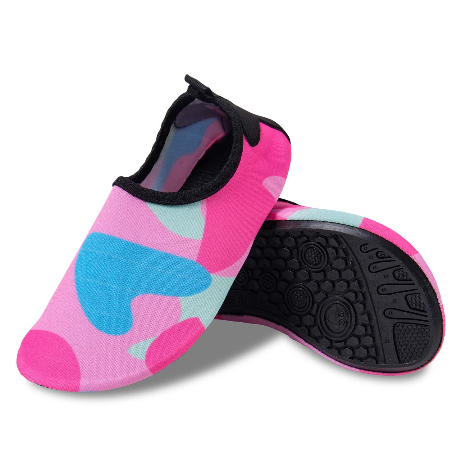 Mabove Kids Swim Shoes - Non-Slip Quick Dry Water Shoes for Toddler Boys & Girls - Barefoot Aqua Socks for Pool, Beach & Water Play