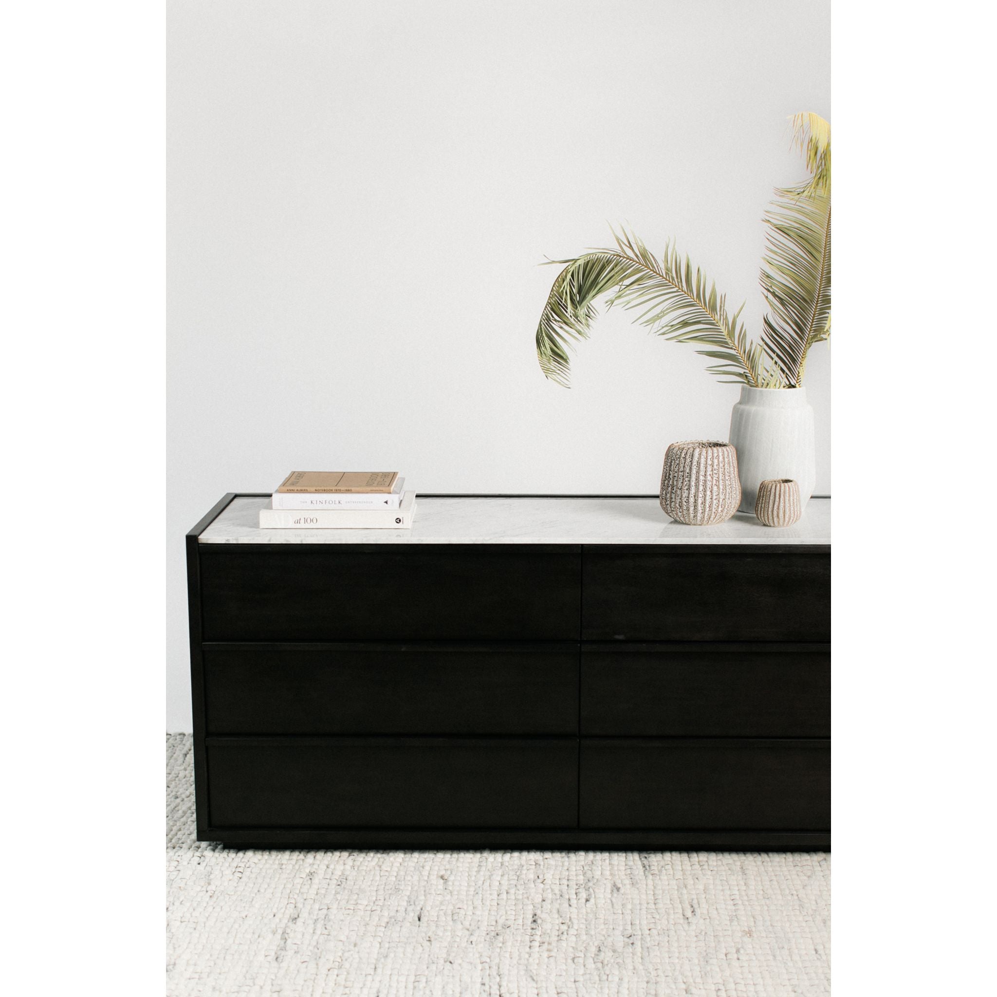 Ashcroft Dresser - Dark Grey 5-Drawer Chest for Bedroom & Closet Organization | Modern Storage Solution for Home & Office