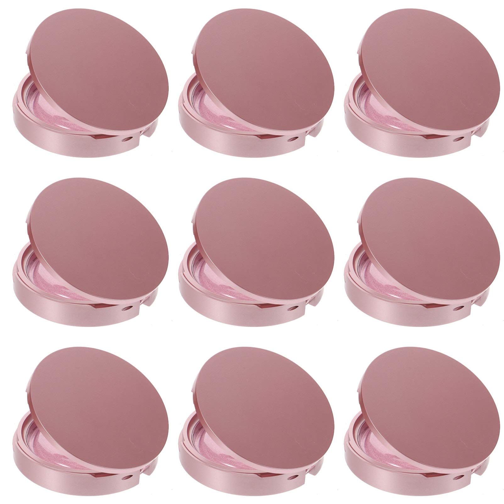 SOLUSTRE 6-Pack Empty Eyelash Packaging Circle Boxes - Eyelash Storage Container for Extensions, False Lashes & Accessories - Perfect for Salons, Makeup Artists & Home Organizers
