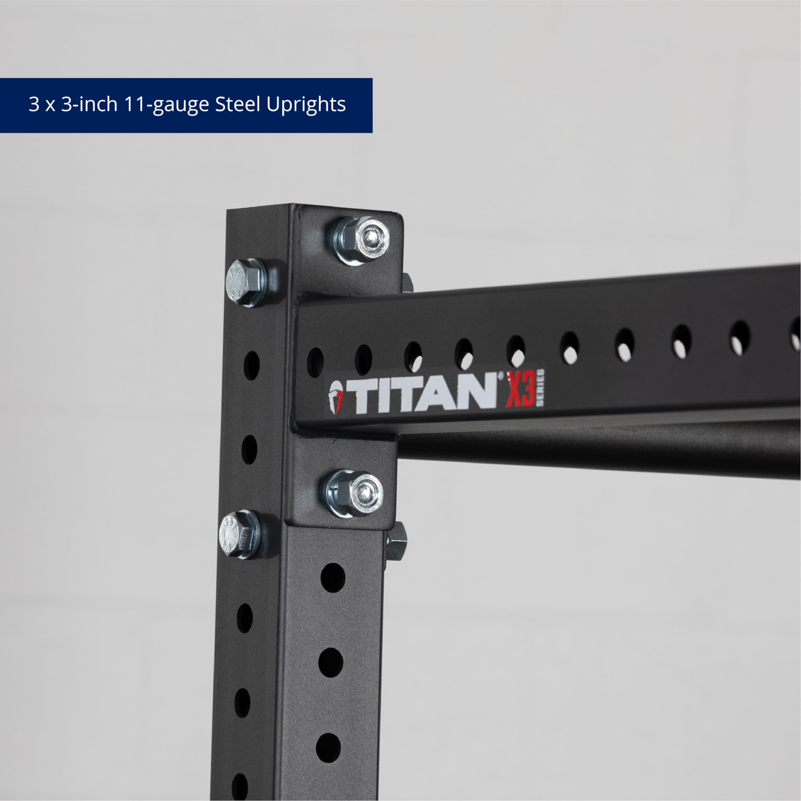 Titan Fitness X-3 Series Short Bolt-Down Power Rack 24