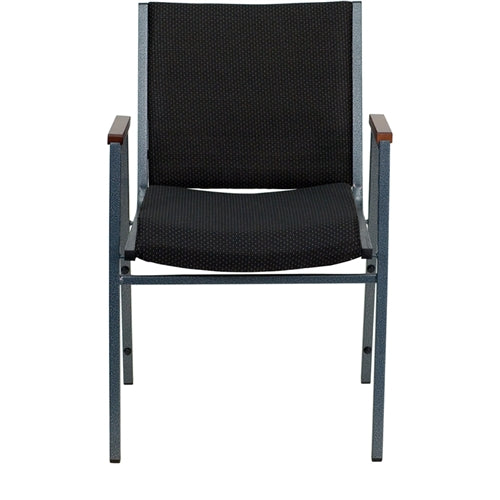Heavy Duty FLASH HERCULES Series Stackable Fabric Chairs with Arms - Durable Conference & Event Seating for Offices, Banquets, and Classrooms