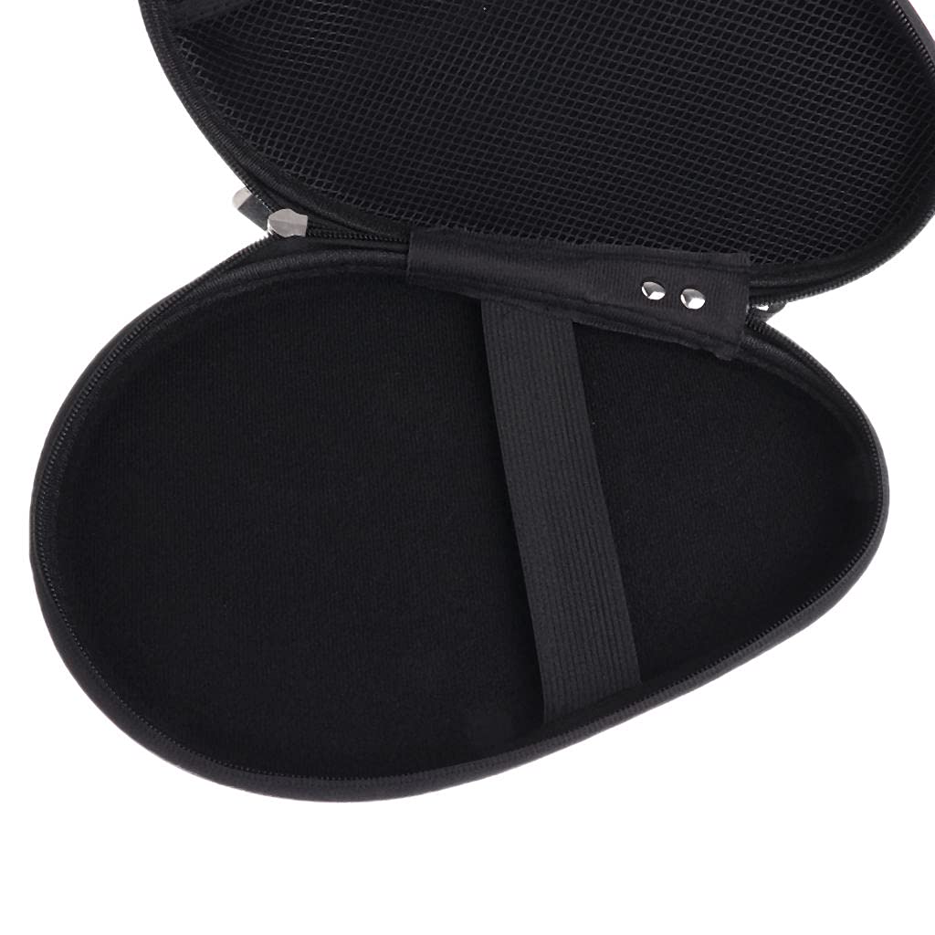 Premium Waterproof Ping Pong Paddle Case - Durable Table Tennis Racket Holder for 2 Paddles (Silver/Dark Blue) | Perfect for Storage, Travel & Tournament Play