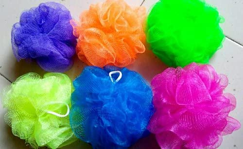 Premium Round Bath Sponge & Loofah Back Scrubber Set - 9-Piece Exfoliating Shower Essentials for Women & Men - Perfect for Body Cleansing, Dead Skin Removal & Spa Relaxation at Home
