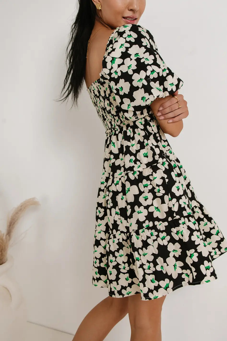 Lois Floral Print Mini Dress - Women's Summer Casual Sundress for Beach, Party & Vacation | Final Sale