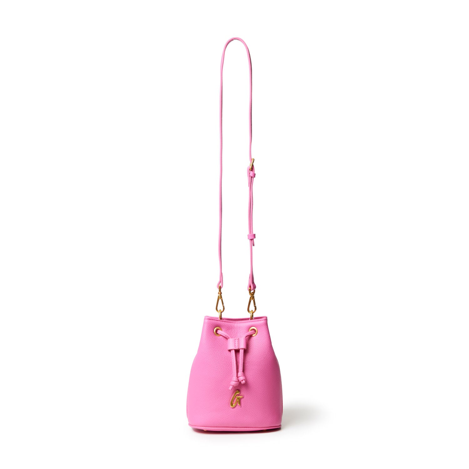Mini Pebble Bucket Bag in Hot Pink - Trendy Crossbody Purse for Women, Fashionable Shoulder Bag for Daily Use, Work, Shopping & Travel
