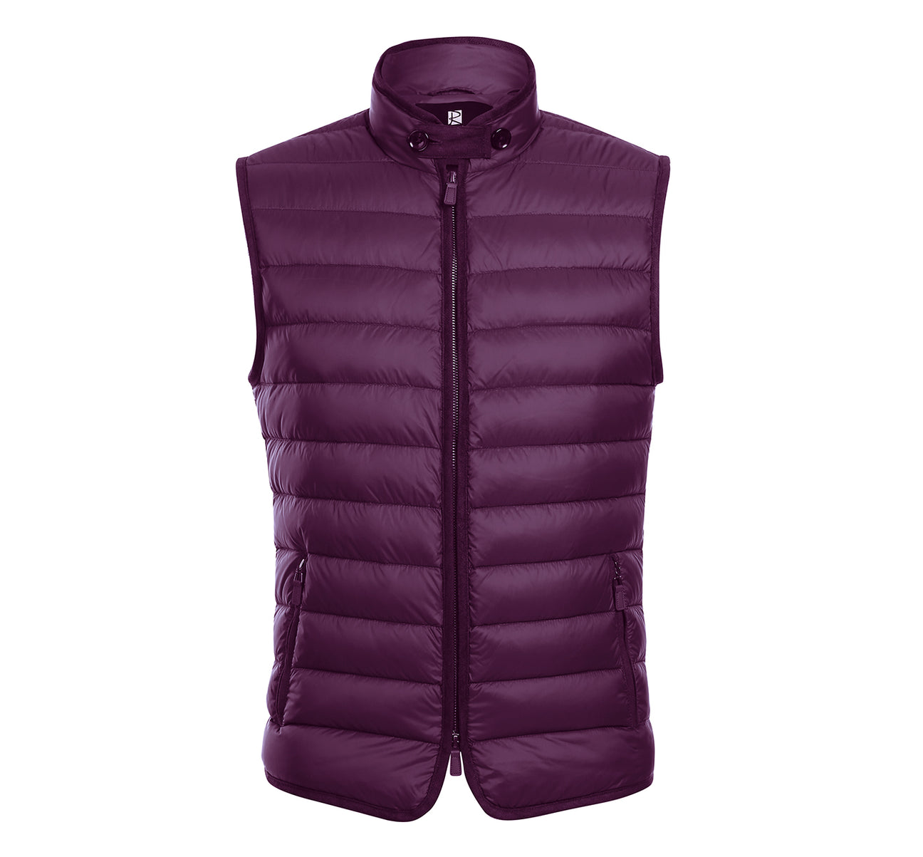 Alessandro Vitello by Renoir Jonathan Nylon Down Berry Vest 831 7 - Stylish Winter Puffer Vest for Women, Lightweight Warm Fashion Jacket for Outdoor Activities, Casual Wear & Cold Weather Protection