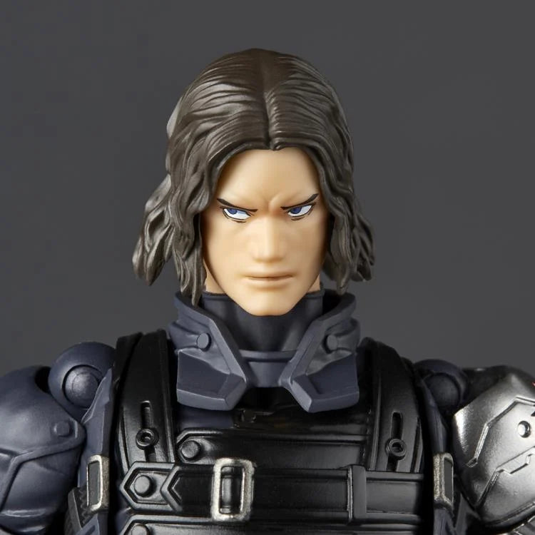 Amazing Yamaguchi Revoltech Winter Soldier Action Figure NR026 - Collectible Marvel Superhero Toy for Display & Play