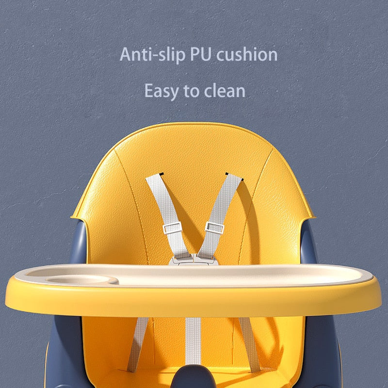 Best Baby High Chair for Newborns & Toddlers - Adjustable Infant Feeding Chair with Safety Harness - Perfect for Dining, Weaning & Playtime at Home