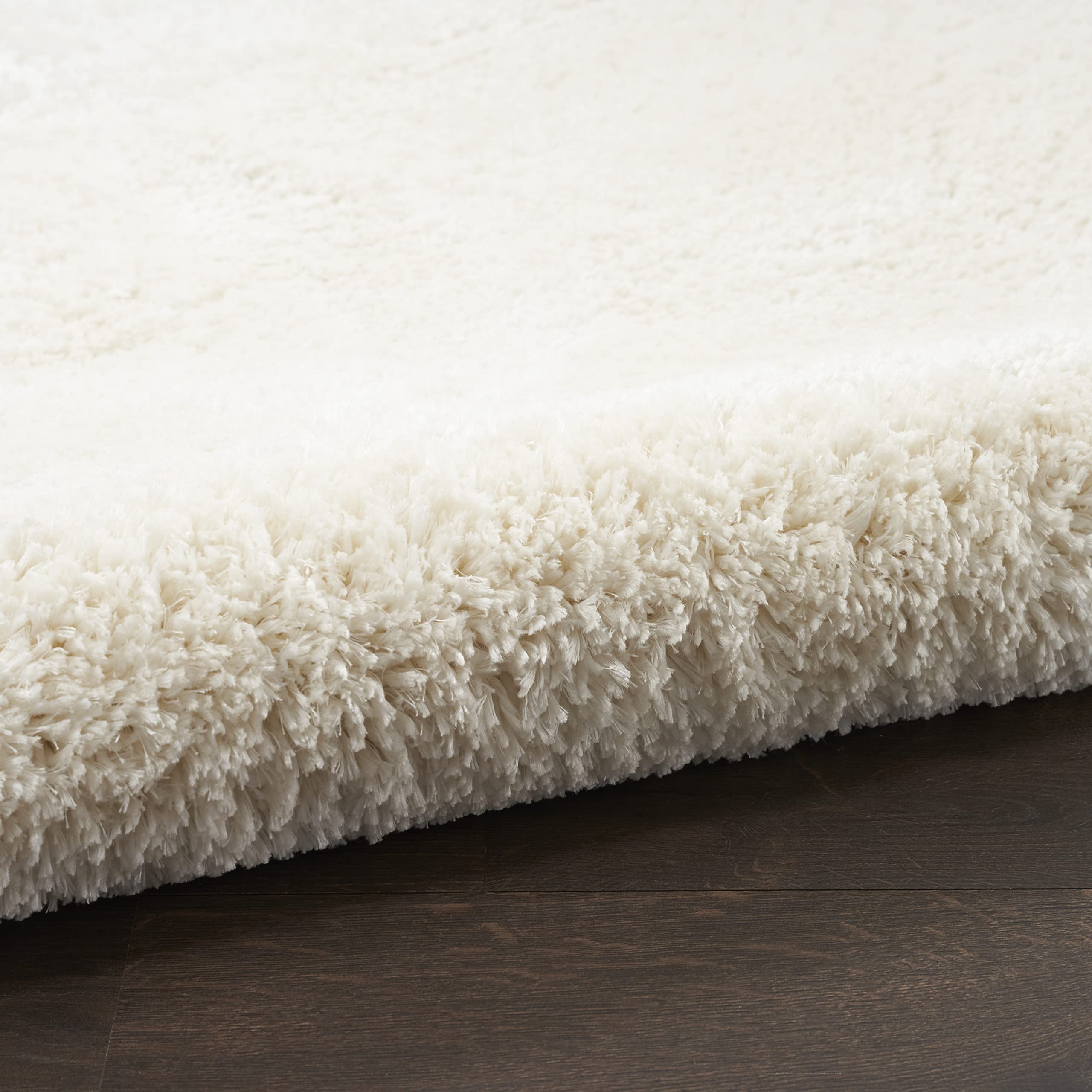 Nourison Luxurious Shag Ivory 5'3