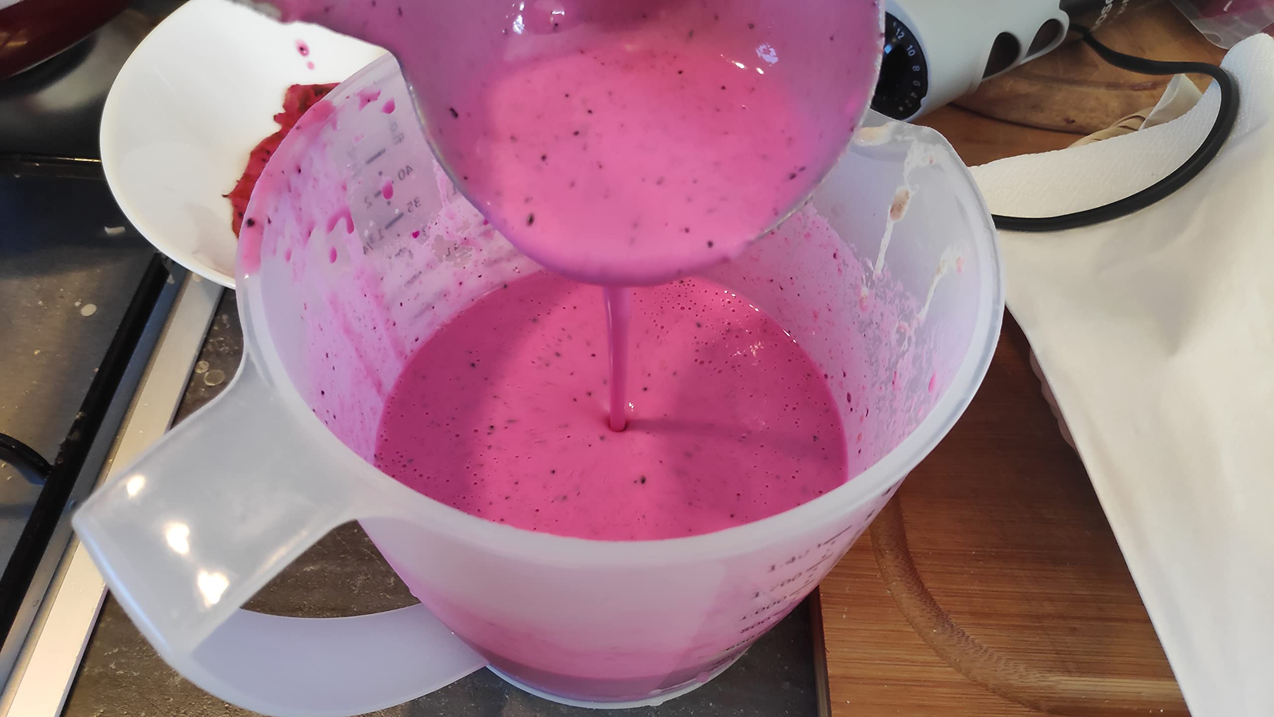 Freeze Dried Dragon Fruit Pitaya - Natural No Sugar Added - for Pink Matcha & Smoothies (100g)