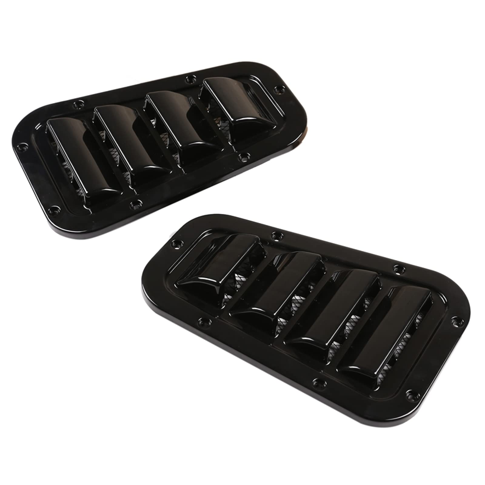 Land Rover Defender 2004-2019 Front Bonnet Vents Hood Side Trim Cover - Premium Air Flow Intake Cover for Improved Engine Cooling | Perfect for Off-Roading & Adventure Vehicles