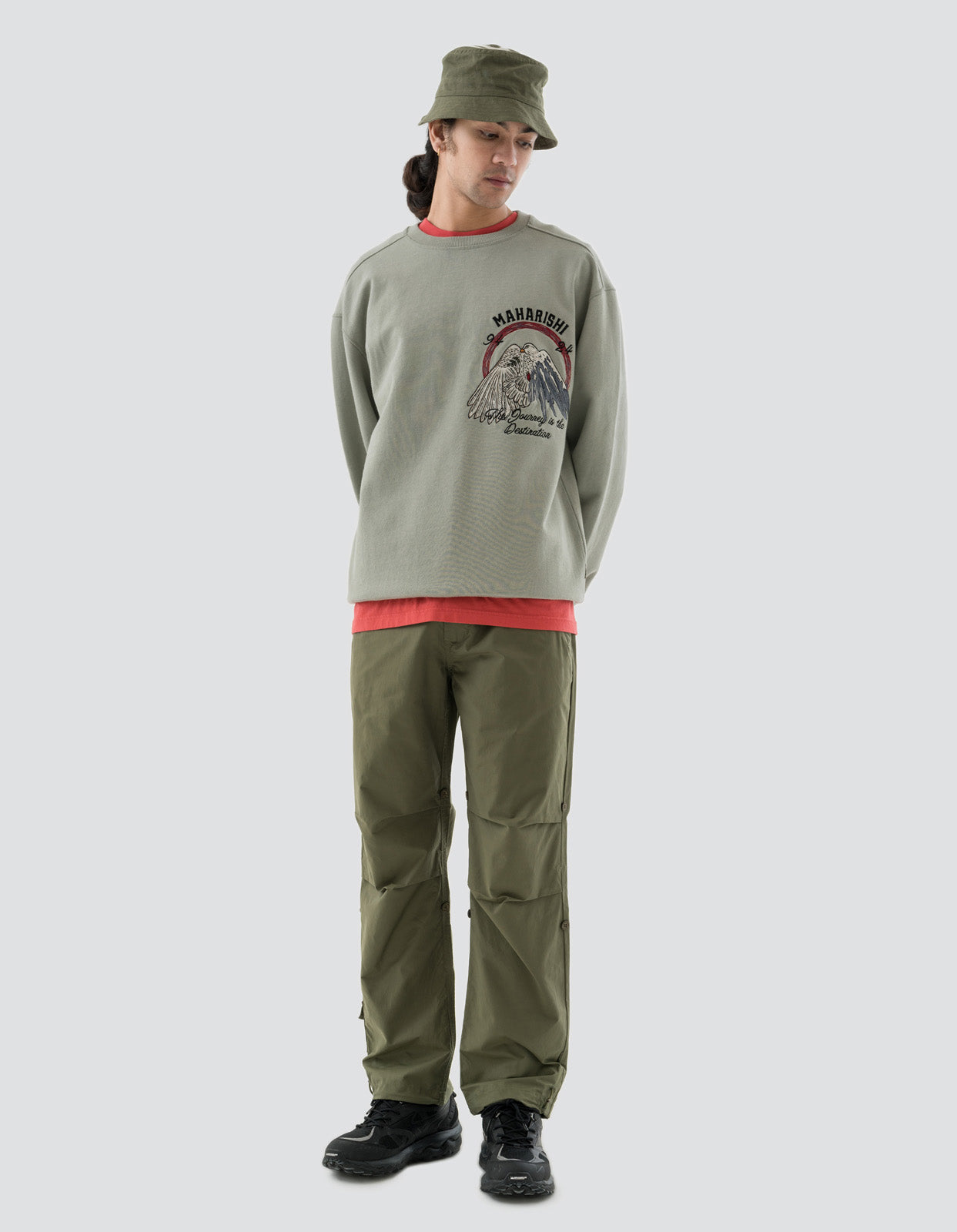 Original 5303 Snopants Straight Fit Olive OG 107F - Men's Military Style Cargo Pants for Outdoor Work & Casual Wear