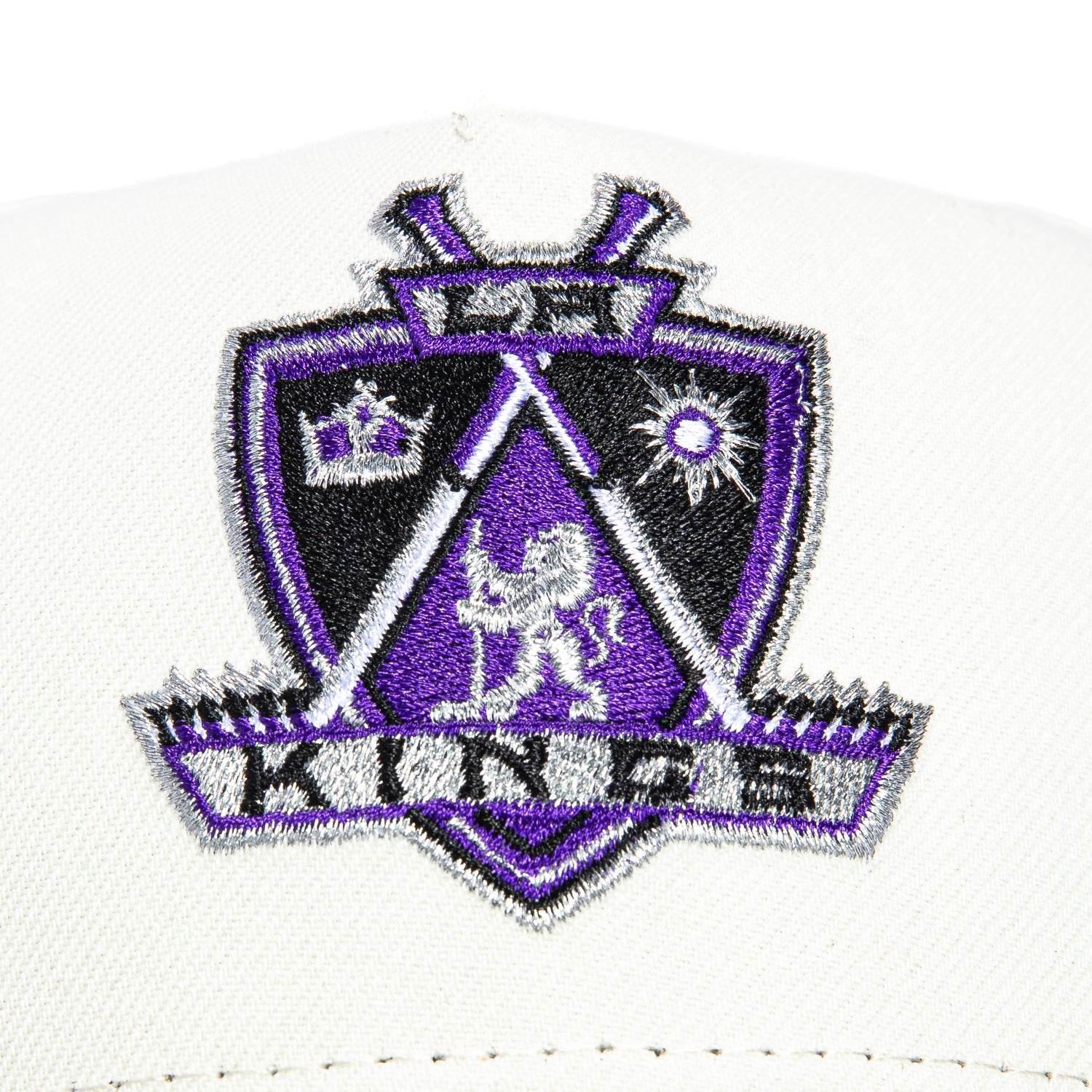 New Era 9Forty A-Frame LA Kings Snapback Hat - White & Black Adjustable Baseball Cap for Men & Women - Perfect for Sports Fans, Streetwear & Casual Outfits