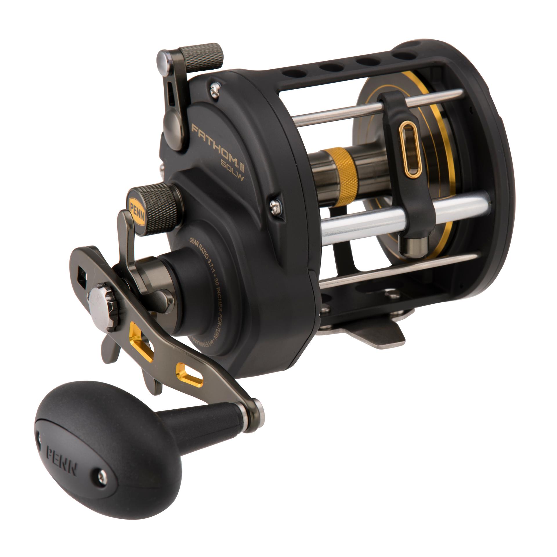 PENN Fathom™ II Level Wind Conventional Fishing Reel - Saltwater & Freshwater Trolling Reel for Offshore & Inshore Fishing