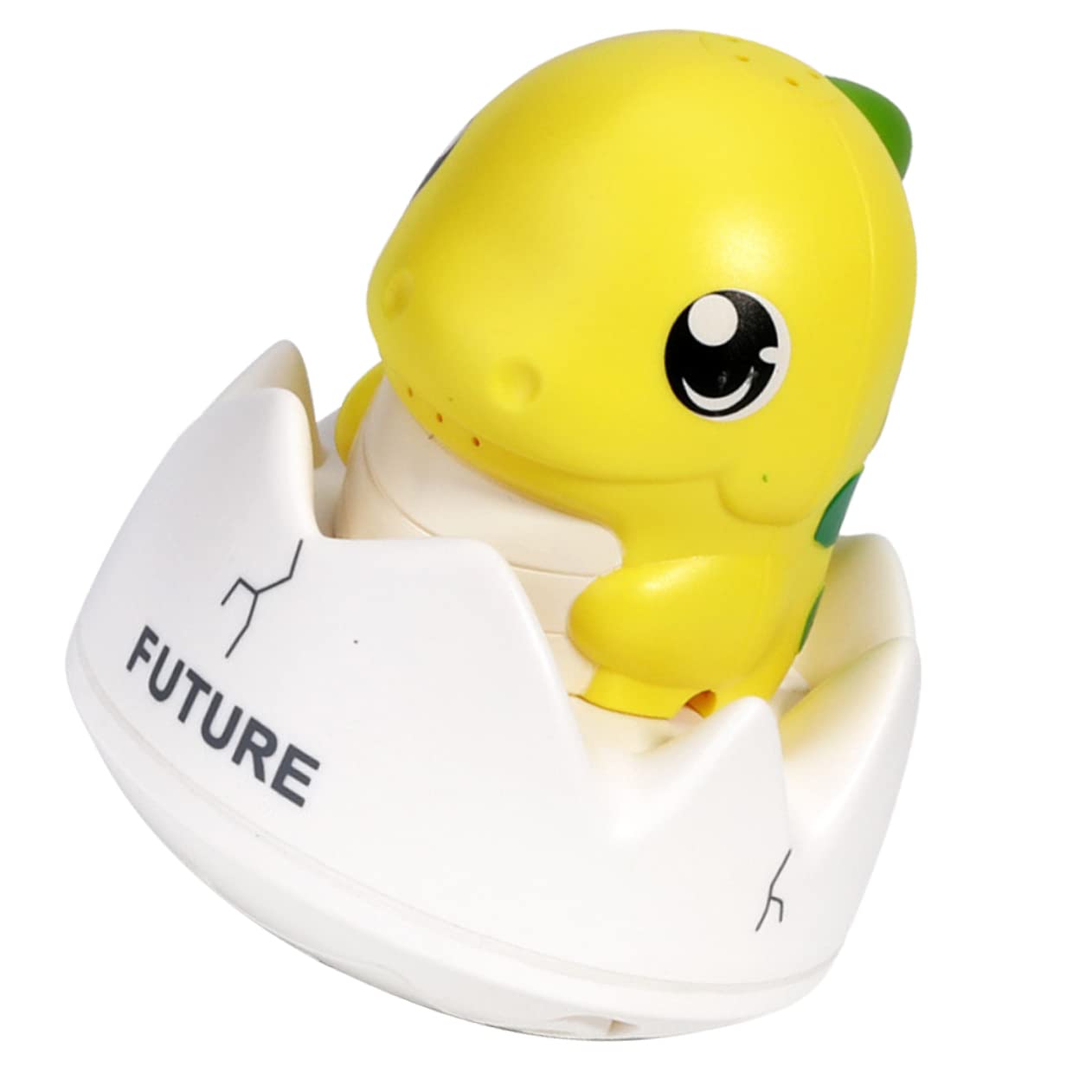 VICASKY 3-Piece Dinosaur Bath Toys Set - Fun Floating Plastic Bathtub Toys for Toddlers & Kids (Yellow) - Perfect for Bath Time Play, Sensory Learning & Pool Party Favors