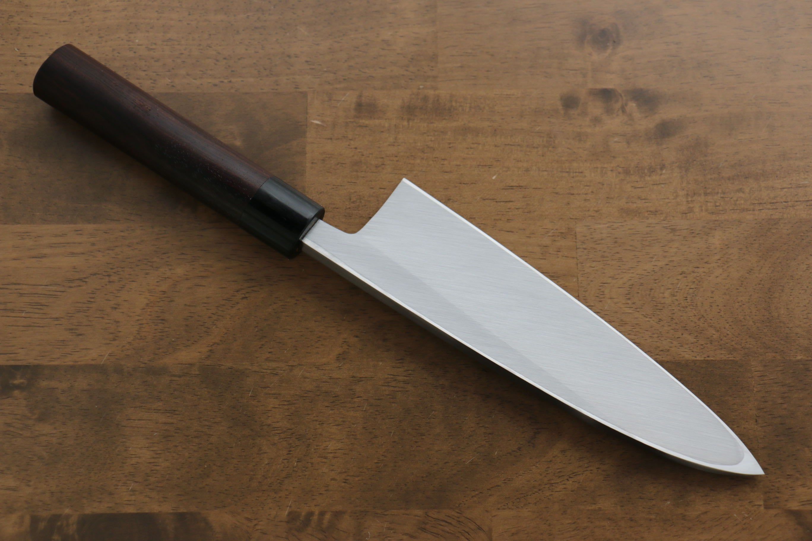 Premium Jikko White Steel No.2 Deba Knife 210mm with Ebony Handle - Professional Japanese Kitchen Knife for Sushi, Fish Filleting & Meat Cutting