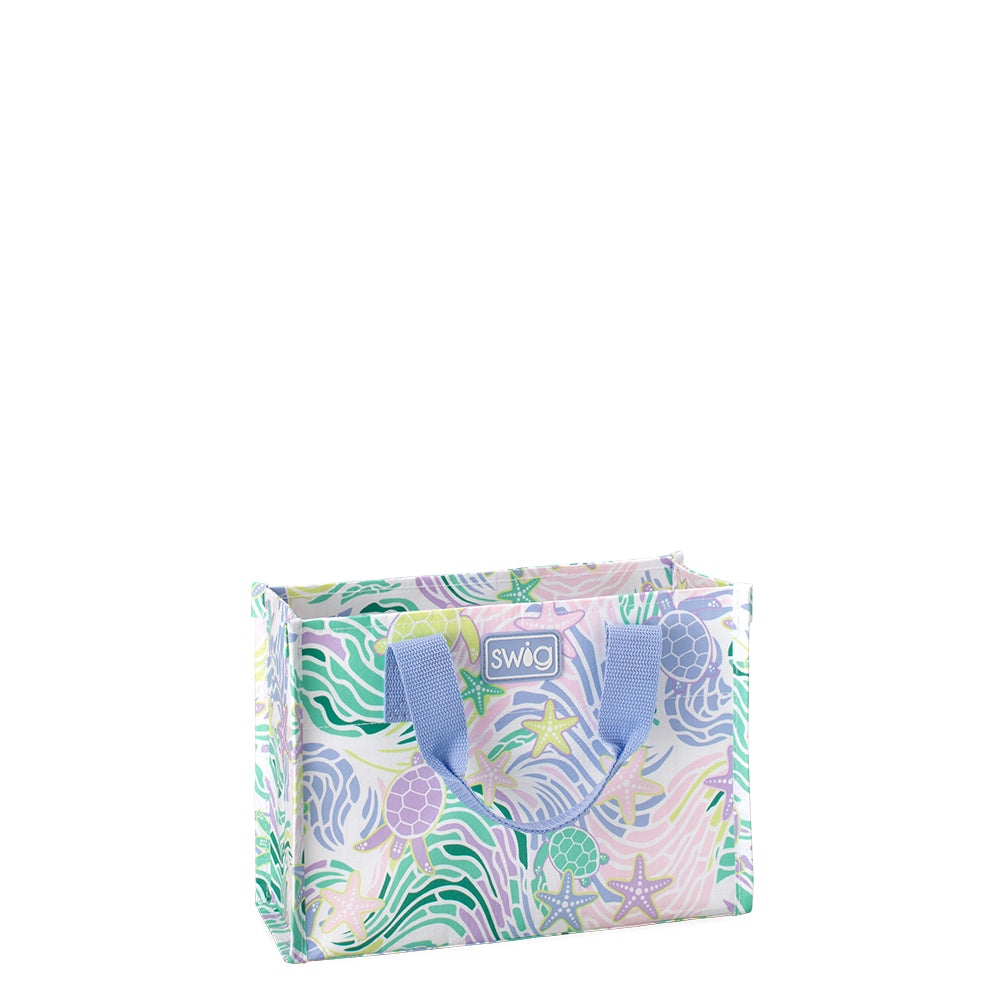 Eco-Friendly Sea Swirl Reusable Gift Bags Small - Perfect for Birthday Presents, Wedding Favors & Holiday Gifting