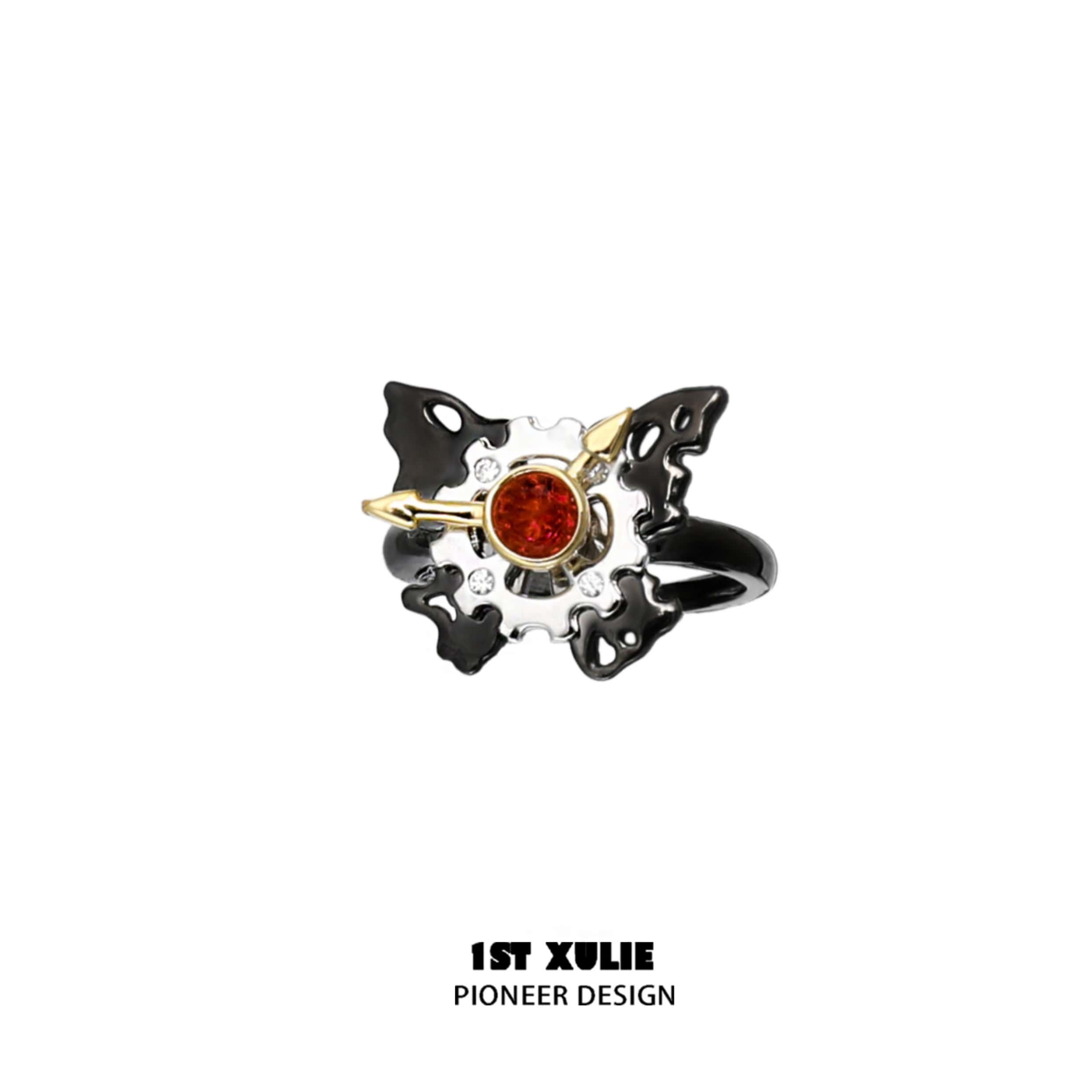 Mechanical Butterfly S925 Sterling Silver Zirconia Ring - Elegant Jewelry for Women, Perfect Gift for Valentine's Day, Anniversary & Special Occasions