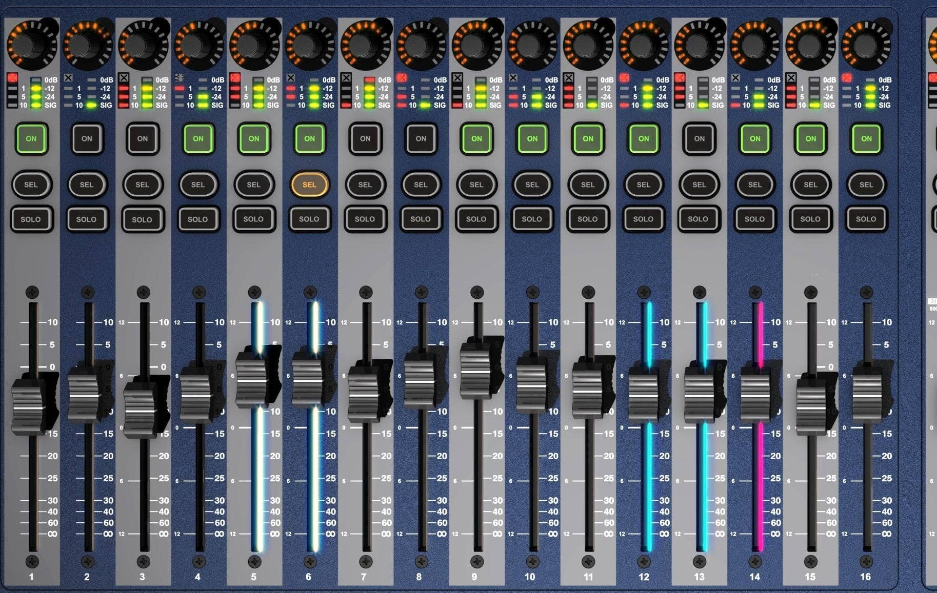 Soundcraft Si Expression 1 Digital 16-Channel Live Audio Mixer Console - Professional Mixing Board for Live Performances, Studio Recording & Events