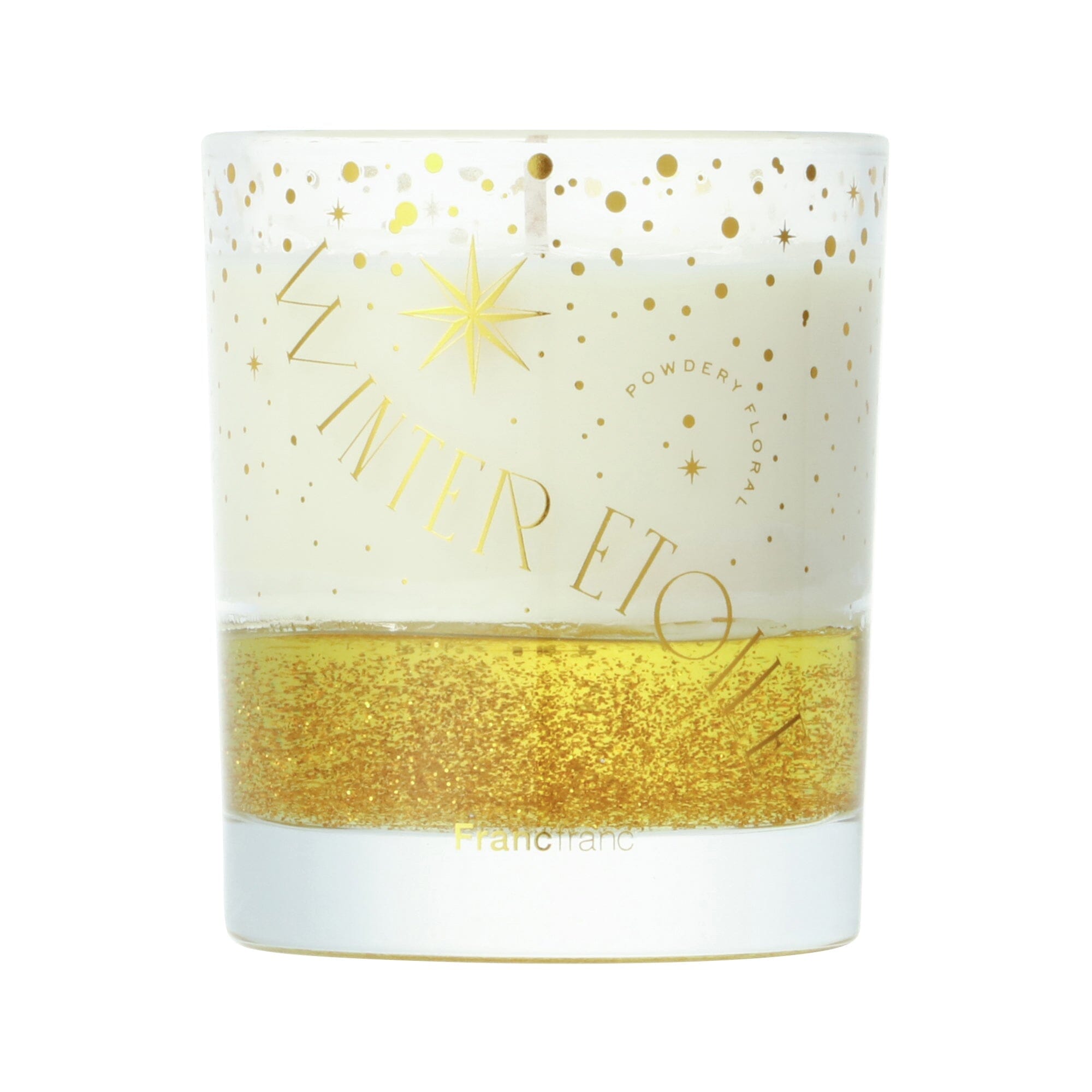 Winter Etoile Scented Candle - Powder Floral Aroma for Home, Relaxation & Romantic Ambiance | Soy Wax Candle for Bedroom, Bathroom & Gift Giving
