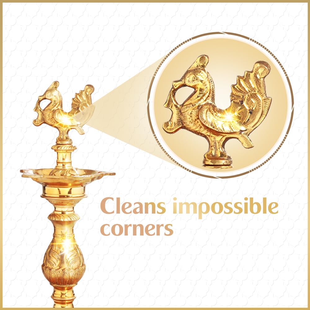 Vim Shudhham Copper & Brass Cleaning Spray - 450ml | Fast & Effective Metal Polish for Kitchenware, Jewelry & Antiques | Safe & Non-Toxic
