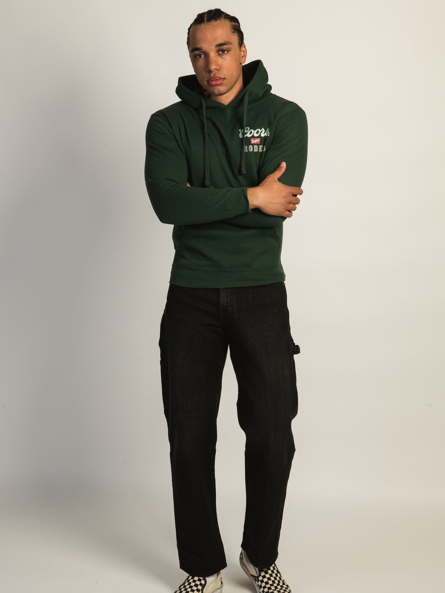 Coors Western Pullover Hoodie - Soft & Comfortable Fleece Hooded Sweatshirt for Men & Women - Perfect for Outdoor Activities, Casual Wear & Layering