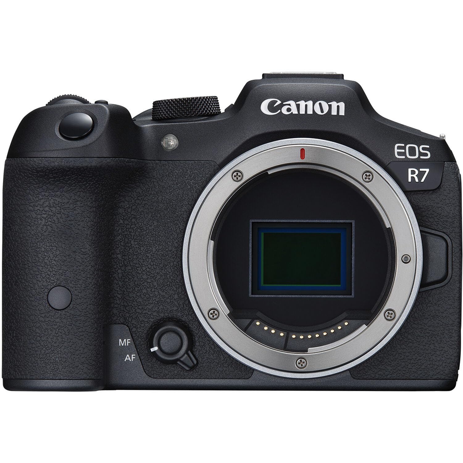 Canon EOS R7 Mirrorless Camera Bundle with 18-45mm, 75-300mm & 420-800mm Lenses, 128GB Memory Card, Hood, Monopod, Filters, Tripod (35pc Kit) - Black (Renewed) | Professional Photography, Travel Vlogging & Wildlife Shooting