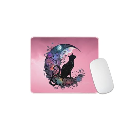 Celestial Witchy Cat Mouse Pad