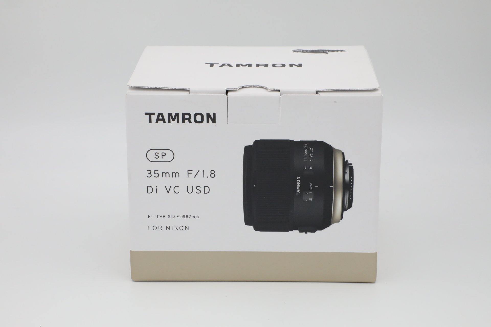 Used Tamron 35mm f/1.8 Di VC USD Lens for Nikon F Mount - Perfect for Portrait, Low Light & Street Photography