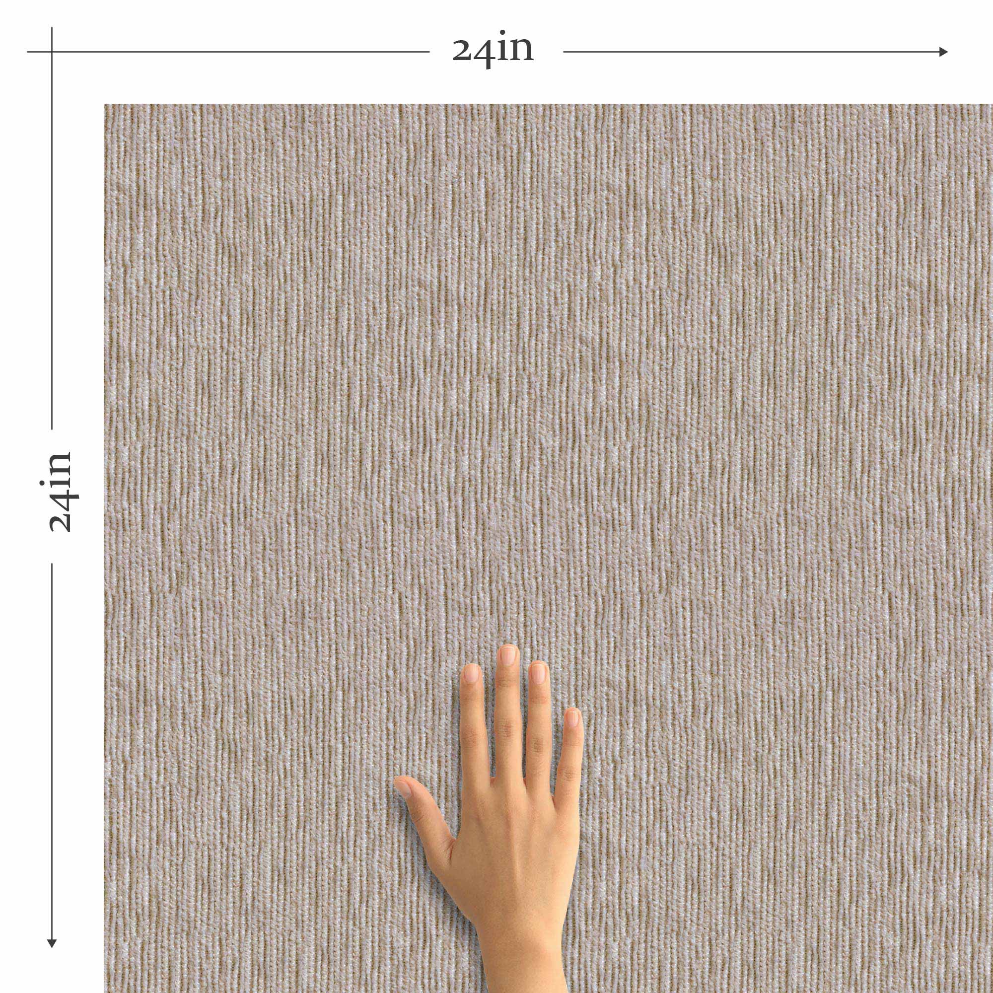 Beige Peel and Stick Removable Wallpaper 9668 - Self-Adhesive Decorative Wall Covering for Bedroom, Living Room & Office