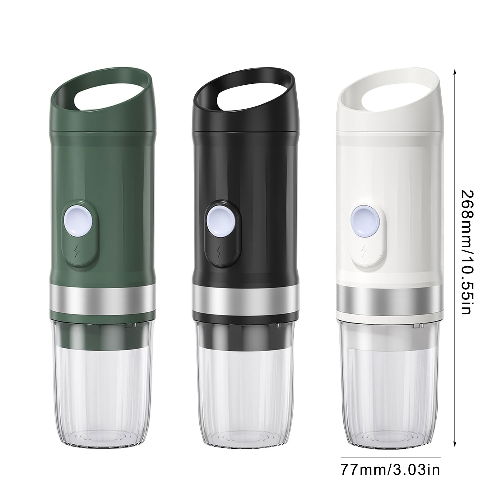 Portable Rechargeable Electric Espresso Machine for Capsule & Ground Coffee - Perfect for Car, Camping, and Travel Adventures