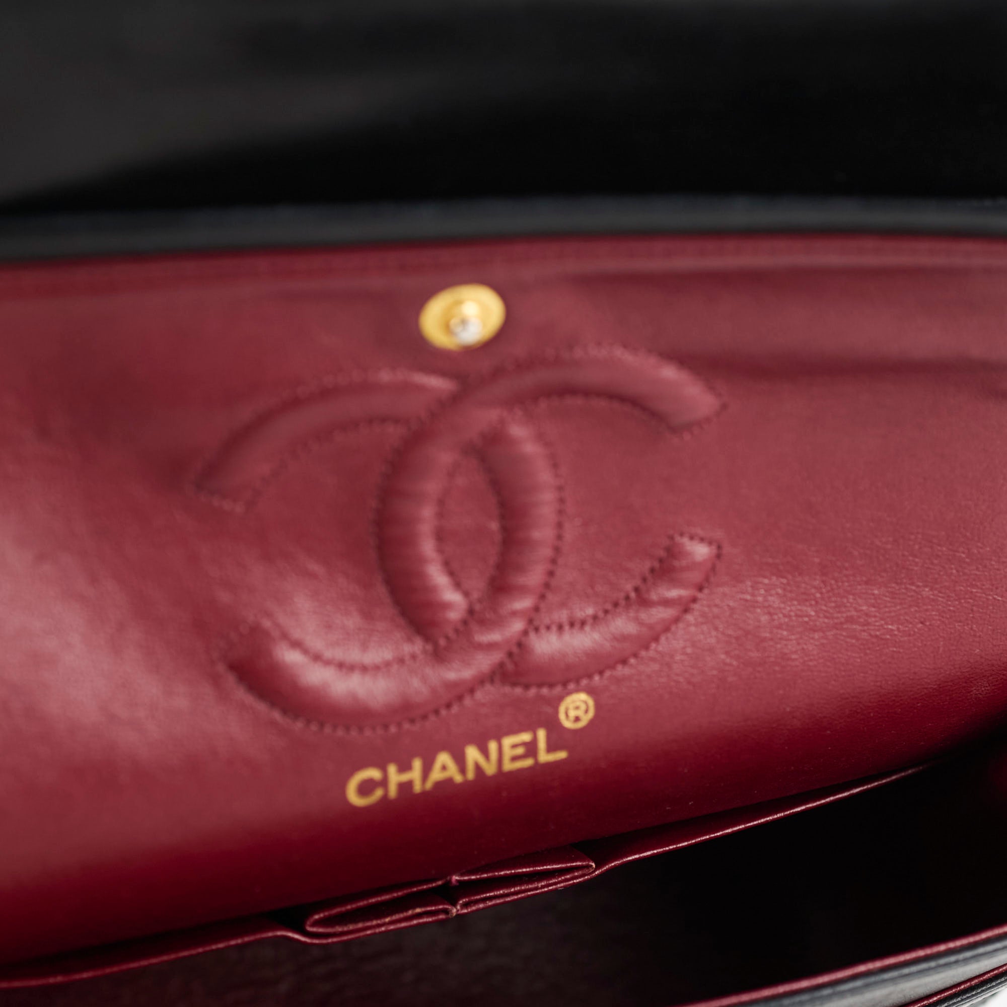 Vintage Chanel Medium/Large Double Classic Flap Bag in Black - Perfect for Evening Events, Date Nights & Luxury Fashion Collectors