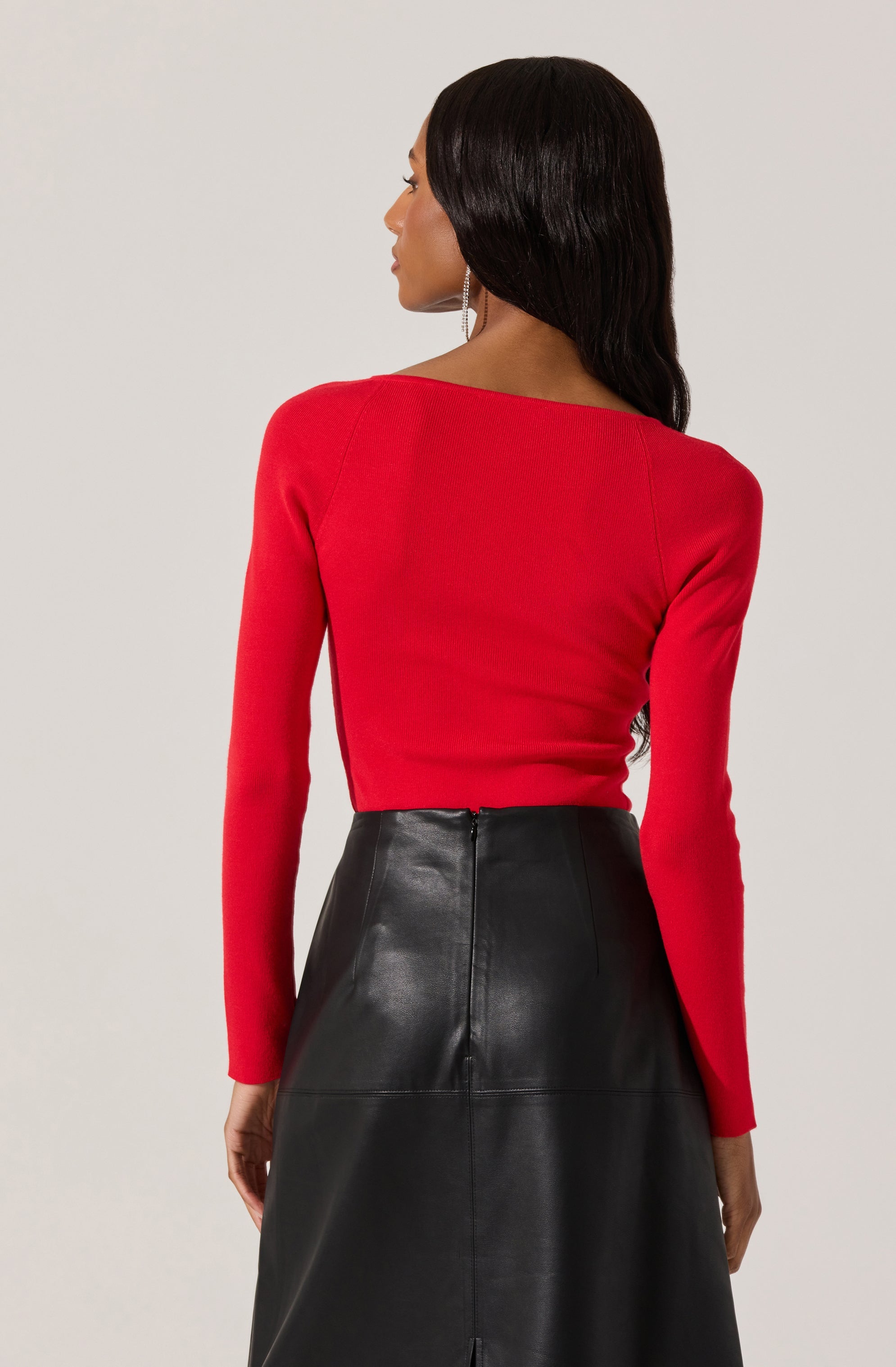 Elegant Pearl Detail Fine Knit Sweater for Women | Soft Comfortable Winter Pullover | Perfect for Office, Date Night & Holiday Gatherings