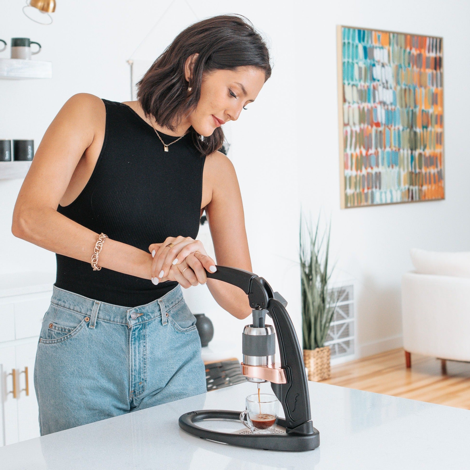 Flair 58 Pro 2 Manual Espresso Machine - Professional Grade Portable Coffee Maker for Home & Office Use - Perfect for Espresso Enthusiasts & Baristas