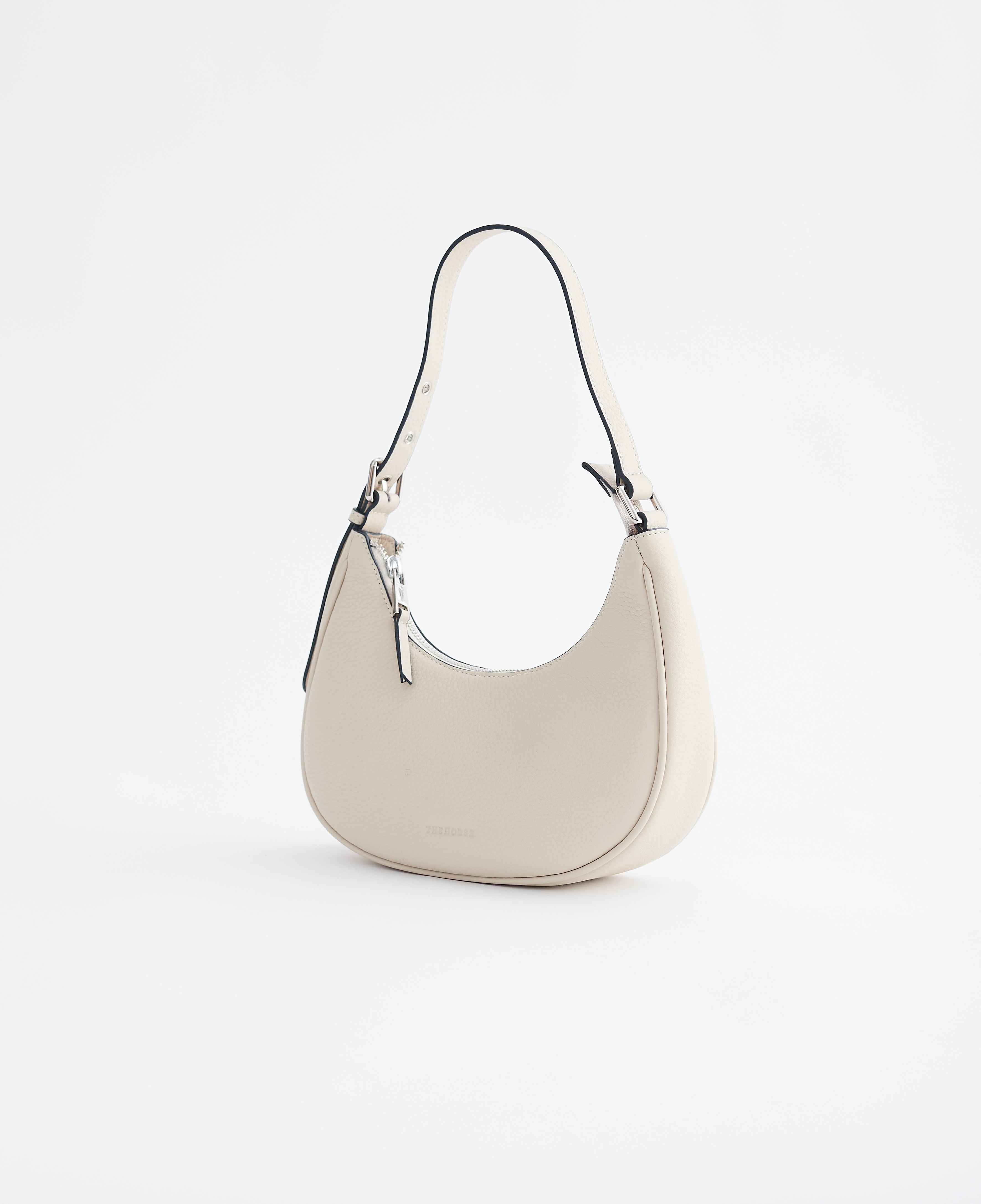 Friday Bag: Stylish Oat Pebbled Leather Crossbody Purse for Women - Perfect for Work, Travel & Everyday Use