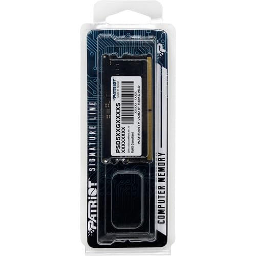 Patriot Signature DDR5 RAM 32GB (1x32GB) 5600MHz CL46 SODIMM Laptop Memory Module - High Performance Notebook Upgrade for Gaming, Content Creation & Multitasking