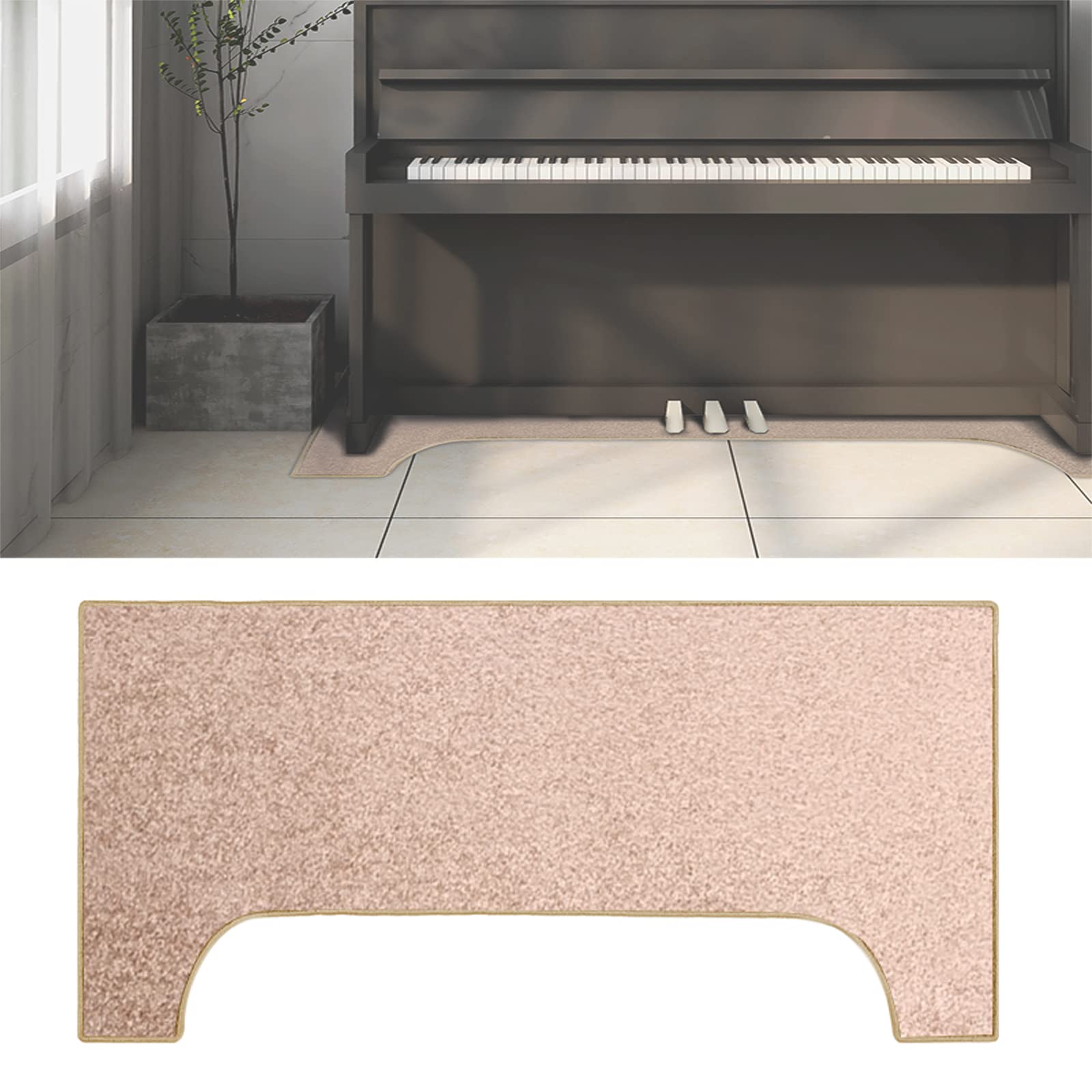 Premium Soundproof Rug for Piano - 63