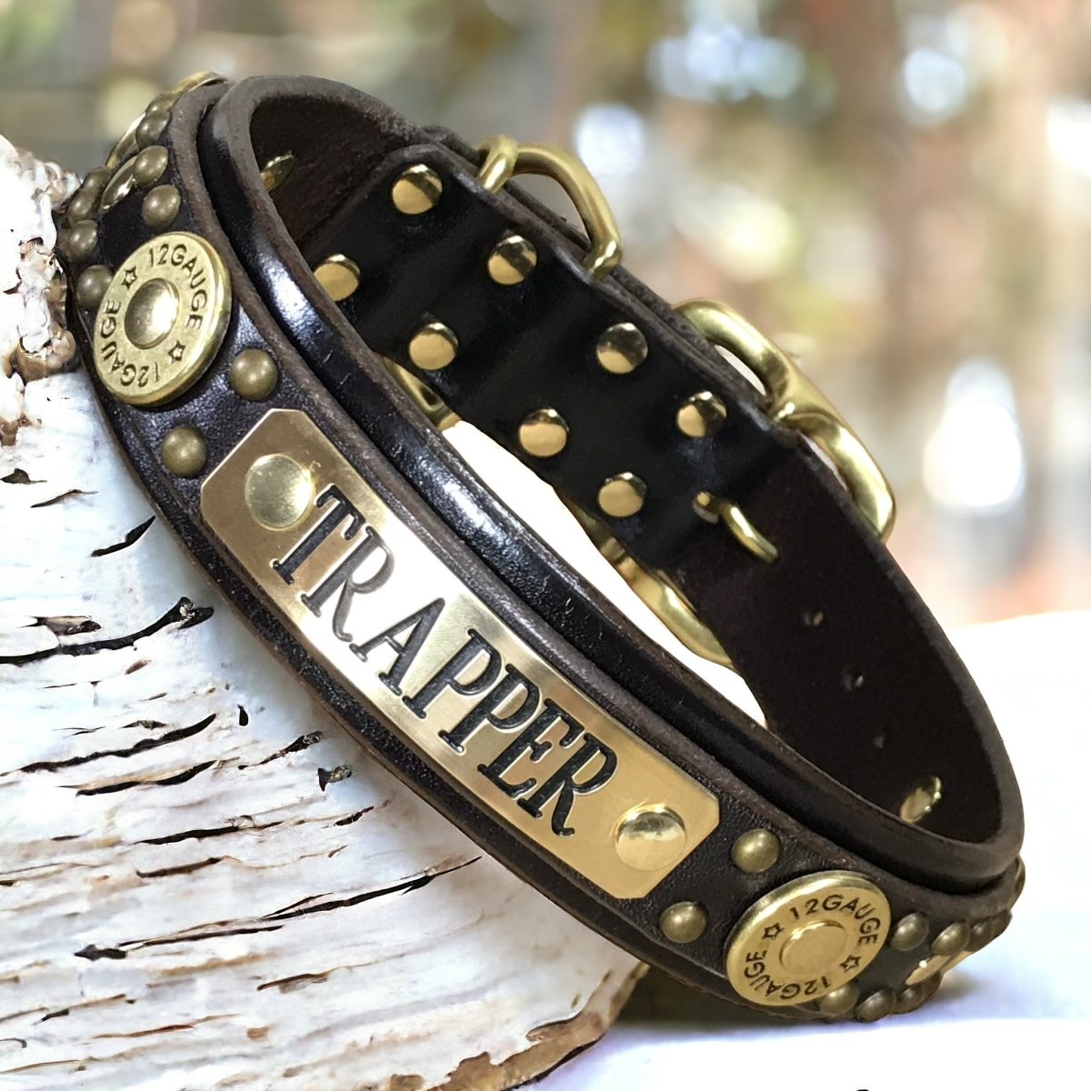 Custom Engraved Leather Dog Collar with Name - Personalized Pet Collar for Small Medium Large Dogs - Durable Adjustable Puppy Collar for Daily Walks, Training & Gifts