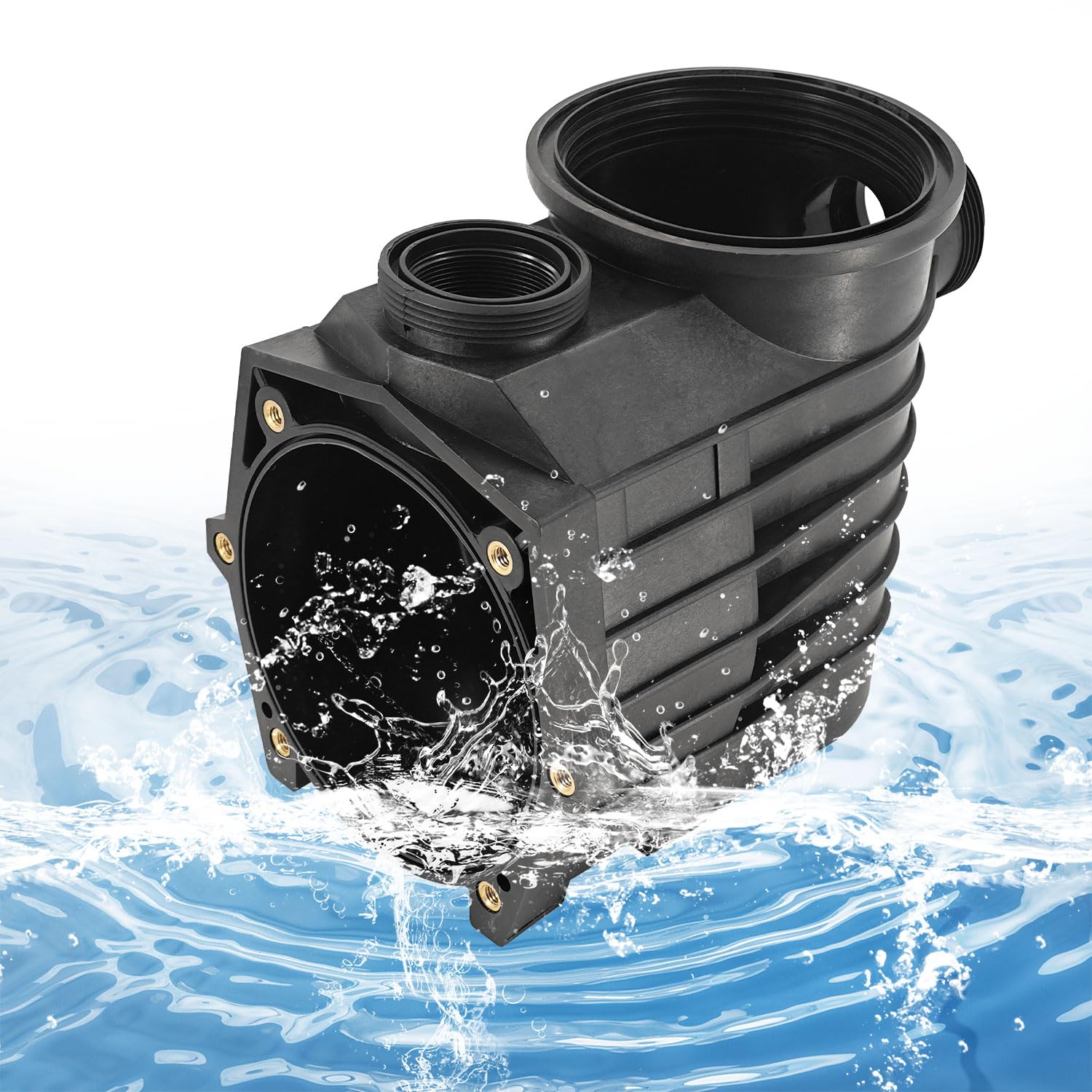 SPX3120AAZ Pump Housing and Strainer - 2 Inch Threaded Style with Drain Plugs for Hayward Super II Pump | Replacement Pool Pump Strainer Housing for In-Ground Pools | Compatible with Above Ground Pools, Spas, and Water Filtration Systems