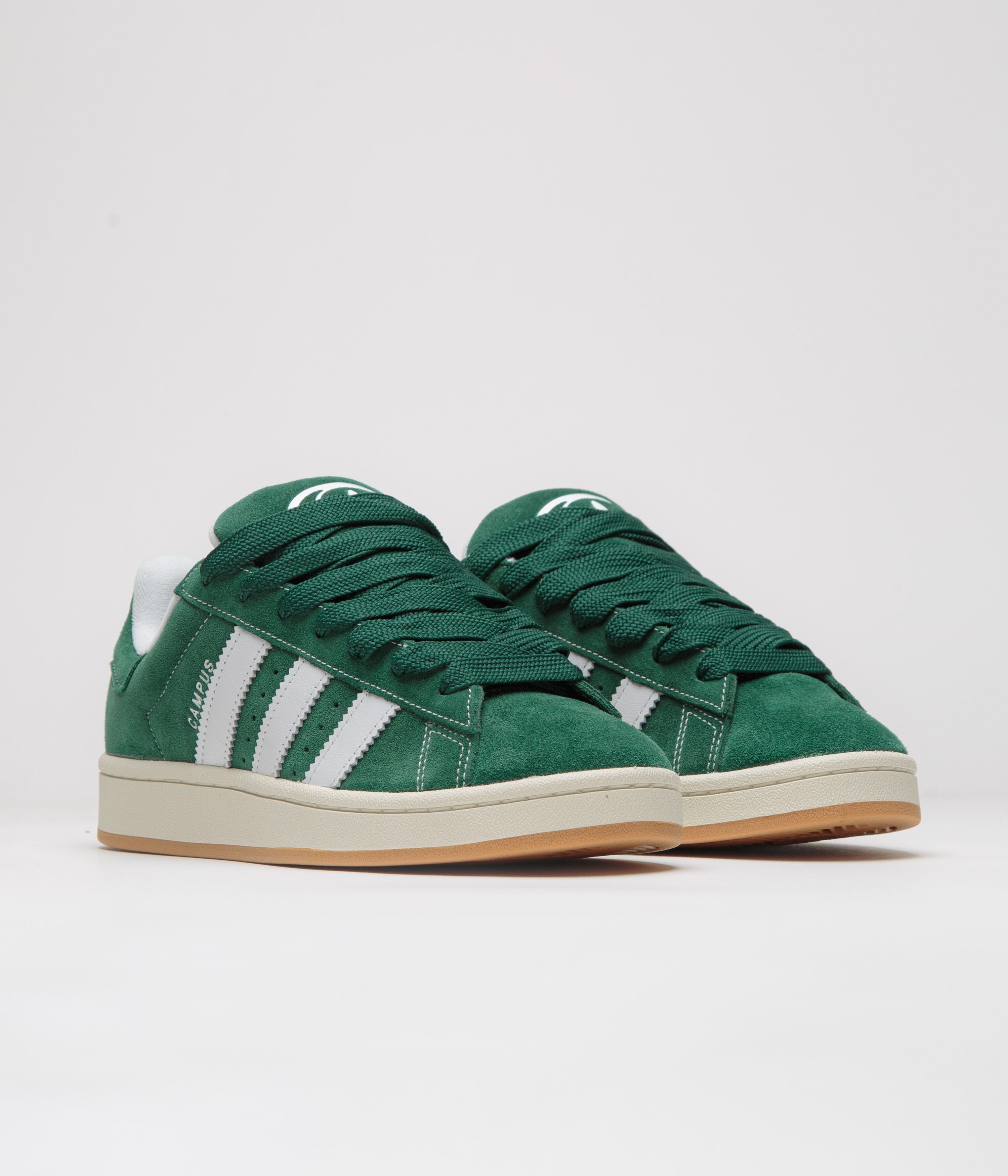 Adidas Campus 00s Sneakers - Dark Green/FTWR White/Off White - Retro Running Shoes for Men & Women - Perfect for Casual Wear, Street Style & Everyday Comfort