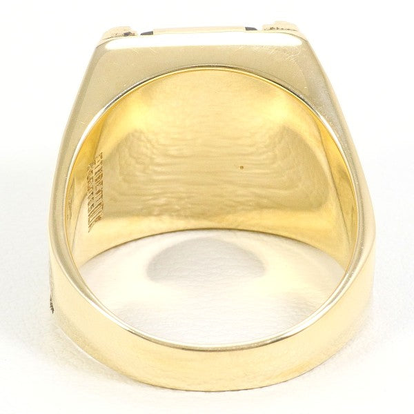 10K Yellow Gold Synthetic Stone Ring for Women - Elegant Cubic Zirconia Jewelry for Engagement, Wedding, Anniversary & Everyday Wear
