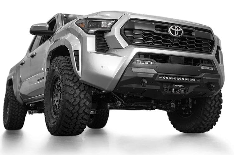 2024 Toyota Tacoma Stealth Center Mount Front Bumper - Winch Ready with Sensor Cutouts | Heavy-Duty Off-Road Protection for Truck Adventures & Trail Riding