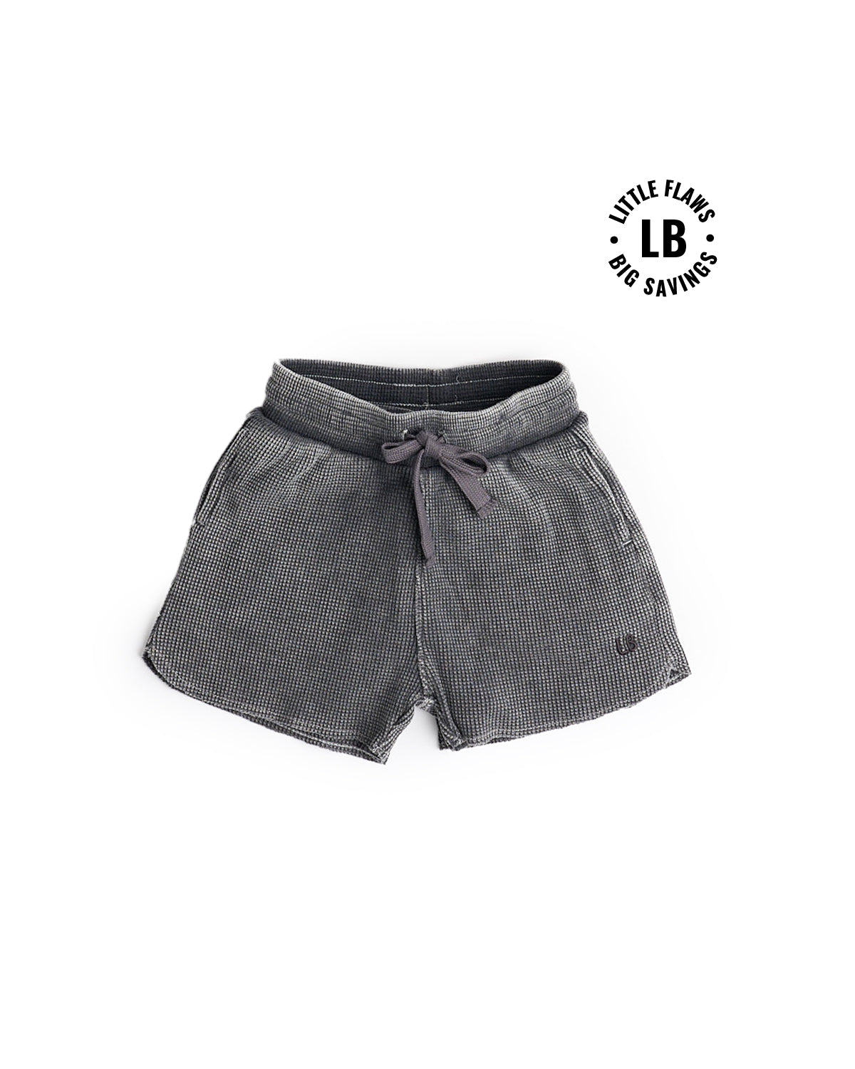 Acid Wash Waffle Shorts - Black Distressed Denim Shorts for Women | Casual Summer Outfits & Beach Wear