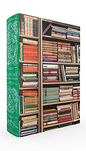 Wooden Bookshelf Book Box Puzzle - Clamshell Design for Organizing Books, Toys & Collectibles - Perfect for Home, Office & Classroom Storage