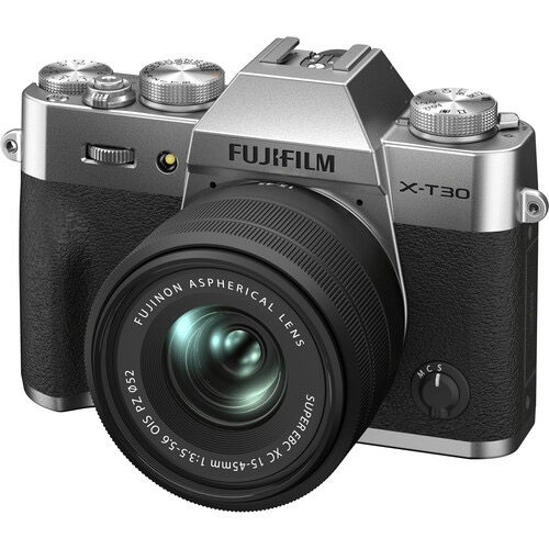 FUJIFILM X-T30 II Mirrorless Digital Camera with 15-45mm Lens Kit - 26.1MP APS-C Sensor, 4K Video, Bluetooth & WiFi (Silver) - Perfect for Travel Photography, Vlogging & Street Shooting