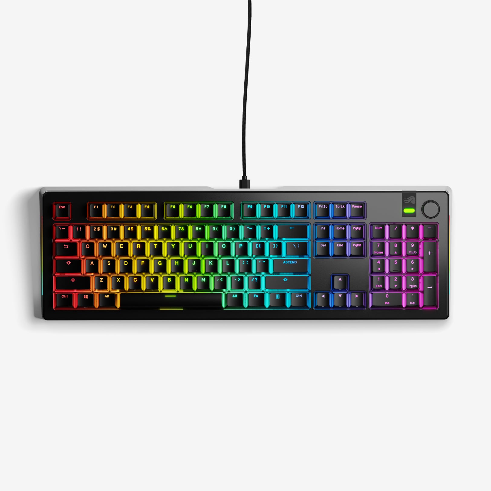 GMMK 3 PRO 96% Hot-Swappable Mechanical Gaming Keyboard - RGB Backlit, USB-C, Prebuilt for PC & Mac - Perfect for Gaming, Coding & Office Work